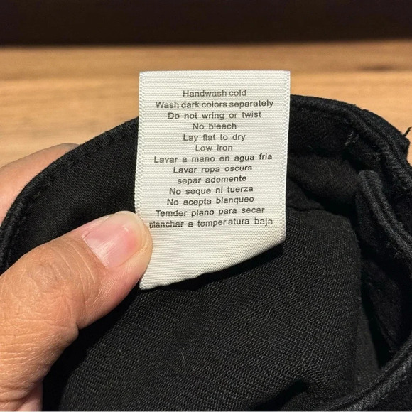 Judy Blue Women's Black High Waisted Double Roll Cuff Jogger Jeans 3/26 Comfy - Picture 5 of 7